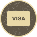 online payment, online transaction, payment method, visa svg vector icon