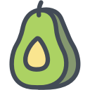 avocado, dip, food, fruit, guacamole svg vector icon