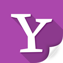 buzz, media, multimedia, square, yahoo icon