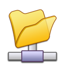 folder, network icon