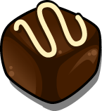 chocolate,bw icon