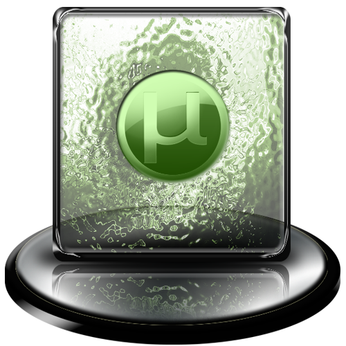 classic,green,utorrent icon