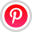 logo, media, pinterst, social svg vector icon