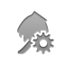 hand,smudge,gear icon