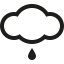 rain svg vector icon