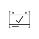 calendar, events, facebook, fb svg vector icon