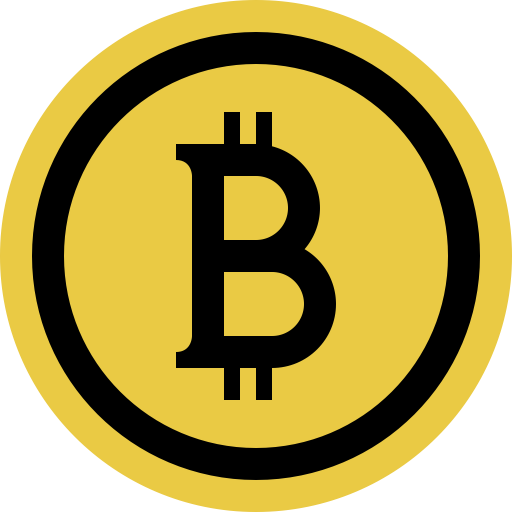 One Bitcoin svg vector icon