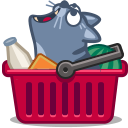 cart, cat icon