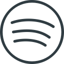 logo, media, social, spotify svg vector icon