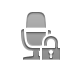 radio,microphone,lock,open icon