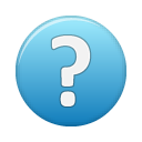 blue, help icon