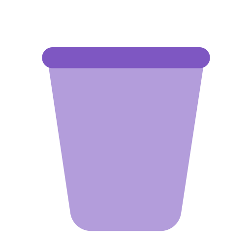 Empty Trash svg vector icon