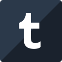 gloss, media, social, square, tumblr svg vector icon