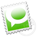 grey,technorati,stamp,postage icon