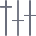 more, options, player, preferences, settings svg vector icon