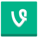 audio, chat, communication, media, message, music, play, player, social, video, vine svg vector icon