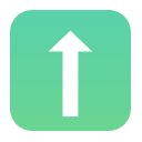 arrow, up icon