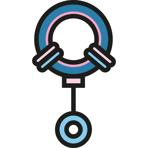 Rattle svg vector icon