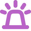 alarm, alert, signal, telltale svg vector icon