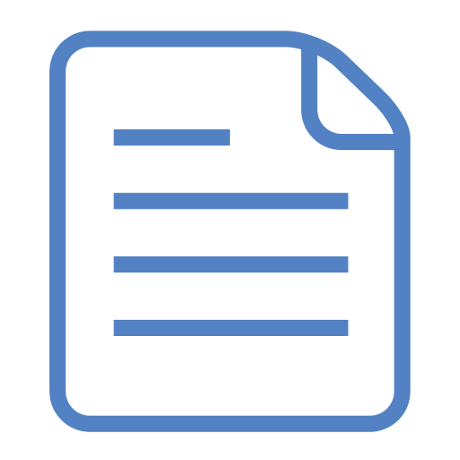 Document svg vector icon