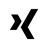 xing,black icon