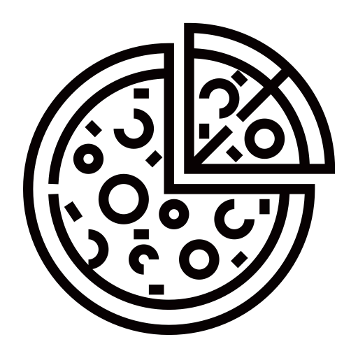 Pizza svg vector icon