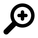 in, zoom svg vector icon