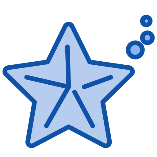 Starfish svg vector icon