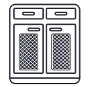 closet, footwear, heel, shoes svg vector icon