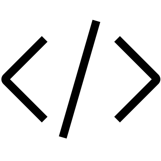 Code svg vector icon