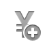 currency,sign,yen,add icon