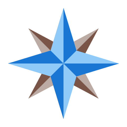 Wind Rose svg vector icon