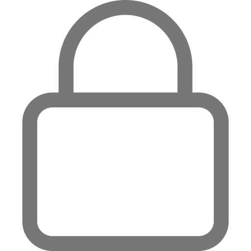 Lock svg vector icon