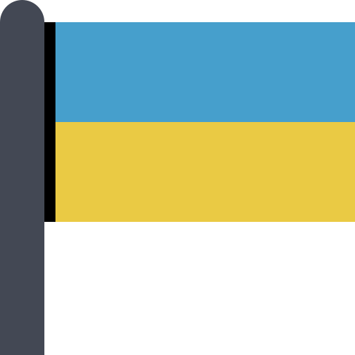 Flag Ukraine svg vector icon