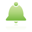 bell, green icon