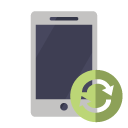 phone,refresh icon