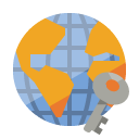 world,key icon