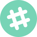 circle, messenger, round , slack svg vector icon