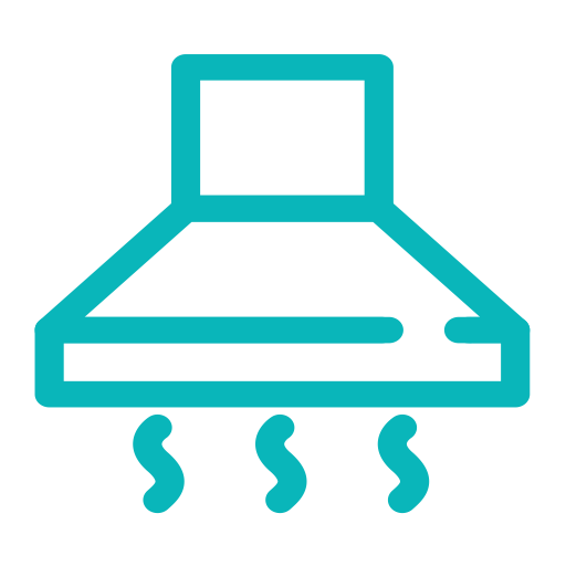 Kitchen Ventilator And Cooking Stove svg vector icon