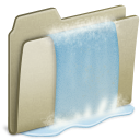 lightbrown,waterfall icon
