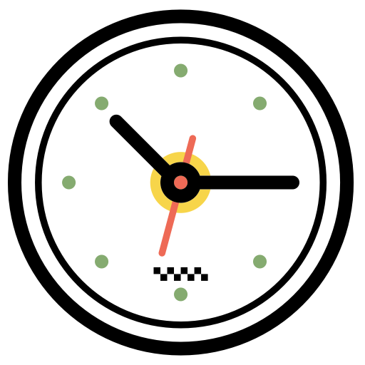 Clock svg vector icon