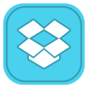 dropbox, media, social svg vector icon