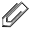attachment, paperclip icon