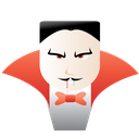 dracula, halloween, scary icon