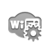 wifi,gear icon