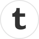 media, online, social, tumblr svg vector icon