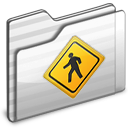 public,folder,white icon