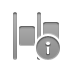 distribute,horizontal,left,info icon