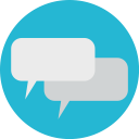 communicate, conversation, speak, talk svg vector icon