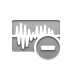 audio,wave,delete icon